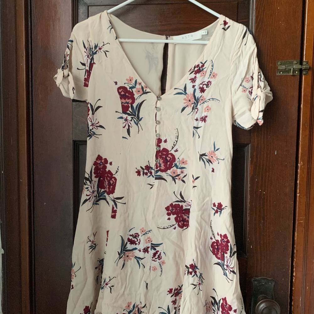 Floral Button-Down Dress